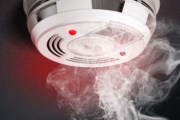Fire Alarm wtih Smoke - Fire Safety in the Workplace and Home around Richmond