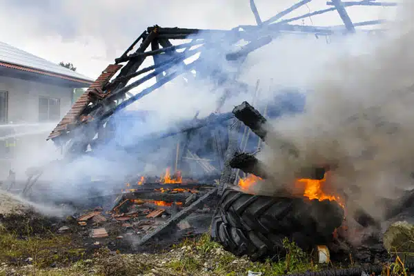 Home in Richmond Virginia Destroyed by Fire